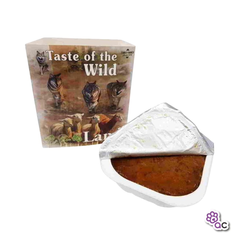 TASTE OF THE WILD BANDEJA CORDERO CANINO