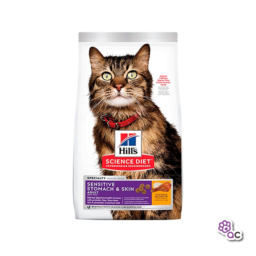 HILLS ADULTO SENSITIVE STOMACH & SKIN FELINO