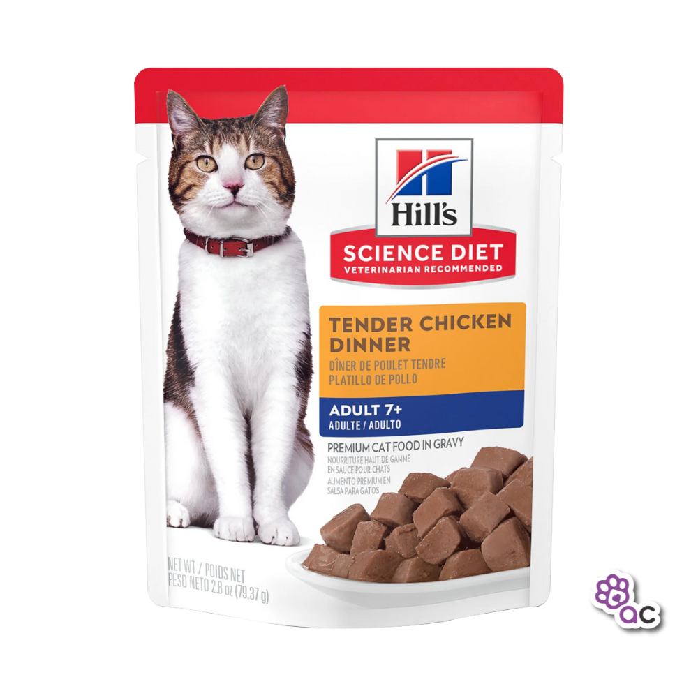 HILLS ADULTO 7+ TENDER FELINO POUCHE
