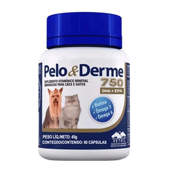 PELO Y DERME 750 DHA+EPA X CAPSULA O FRASCO