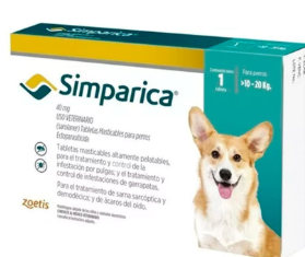 SIMPARICA TABLETA MG