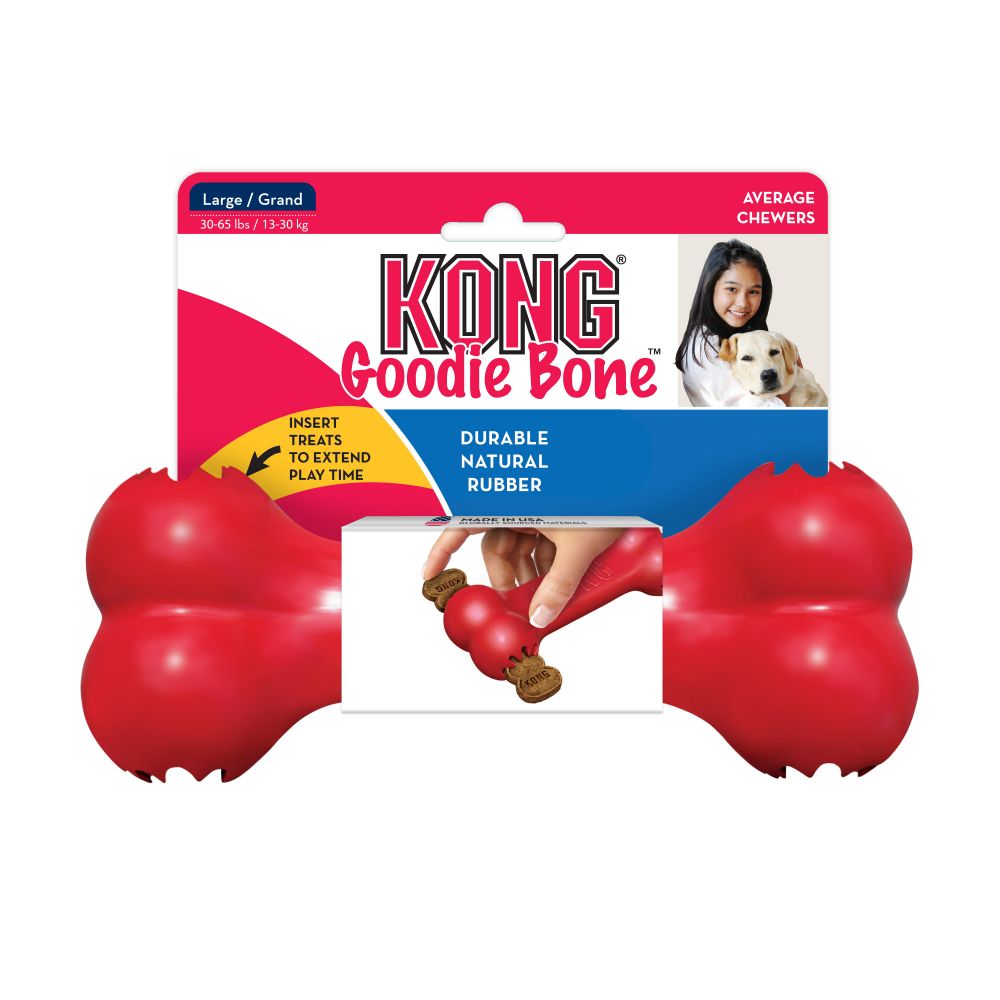 KONG PERRO CAUCHO CLASSIC HUESO GRANDE