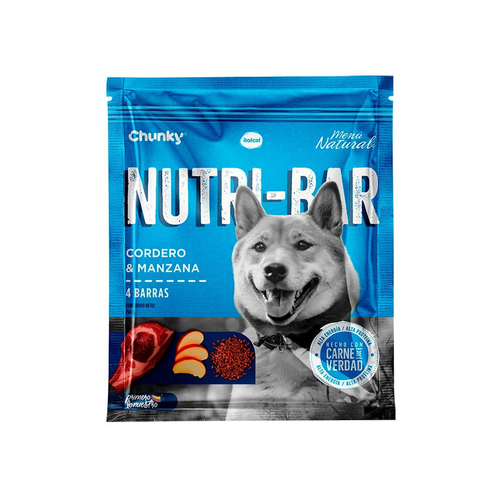 NUTRI-BAR CORDERO Y MANZANA