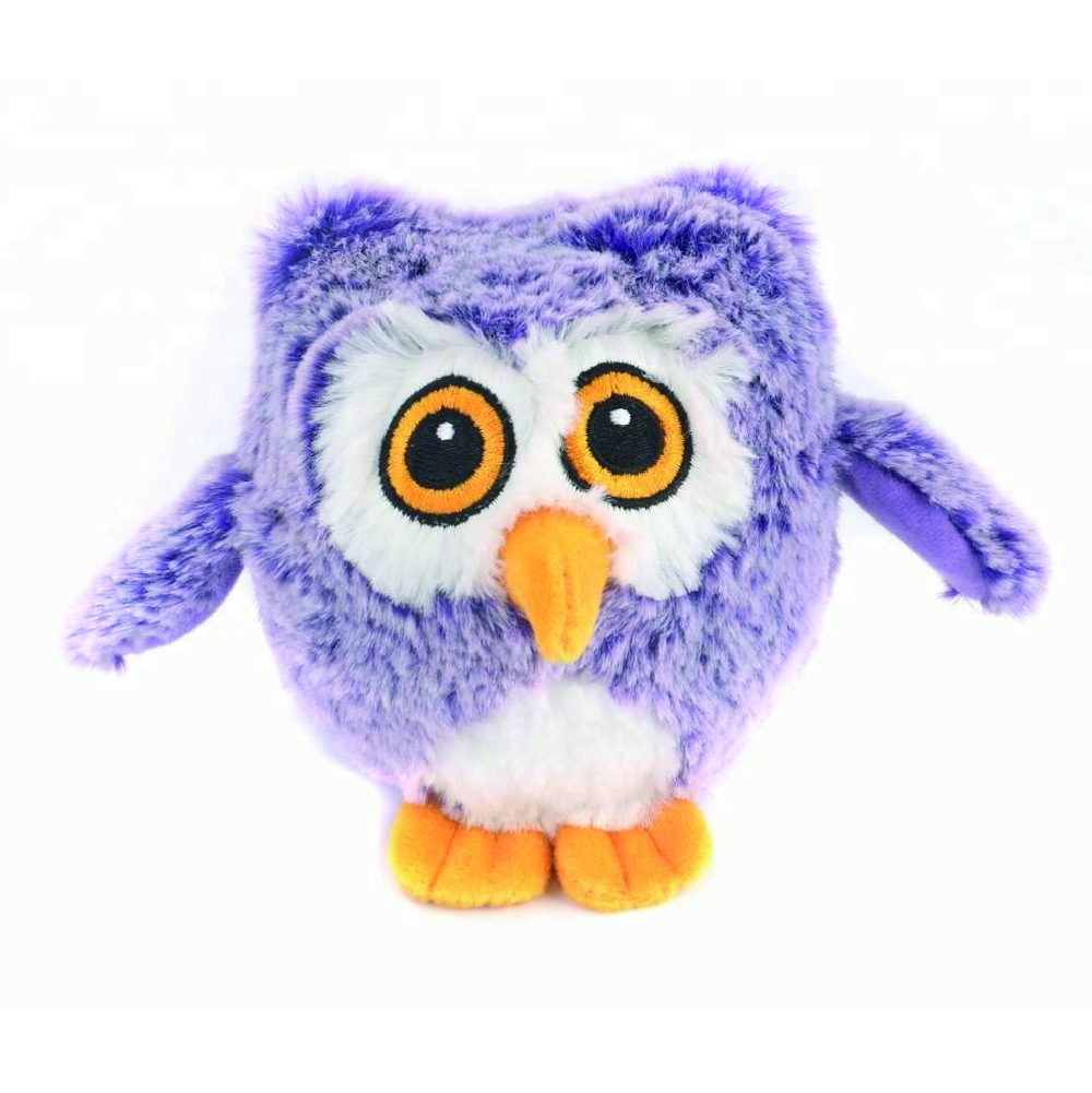 WILD FUNIMALS PELUCHE BUHO MORADO