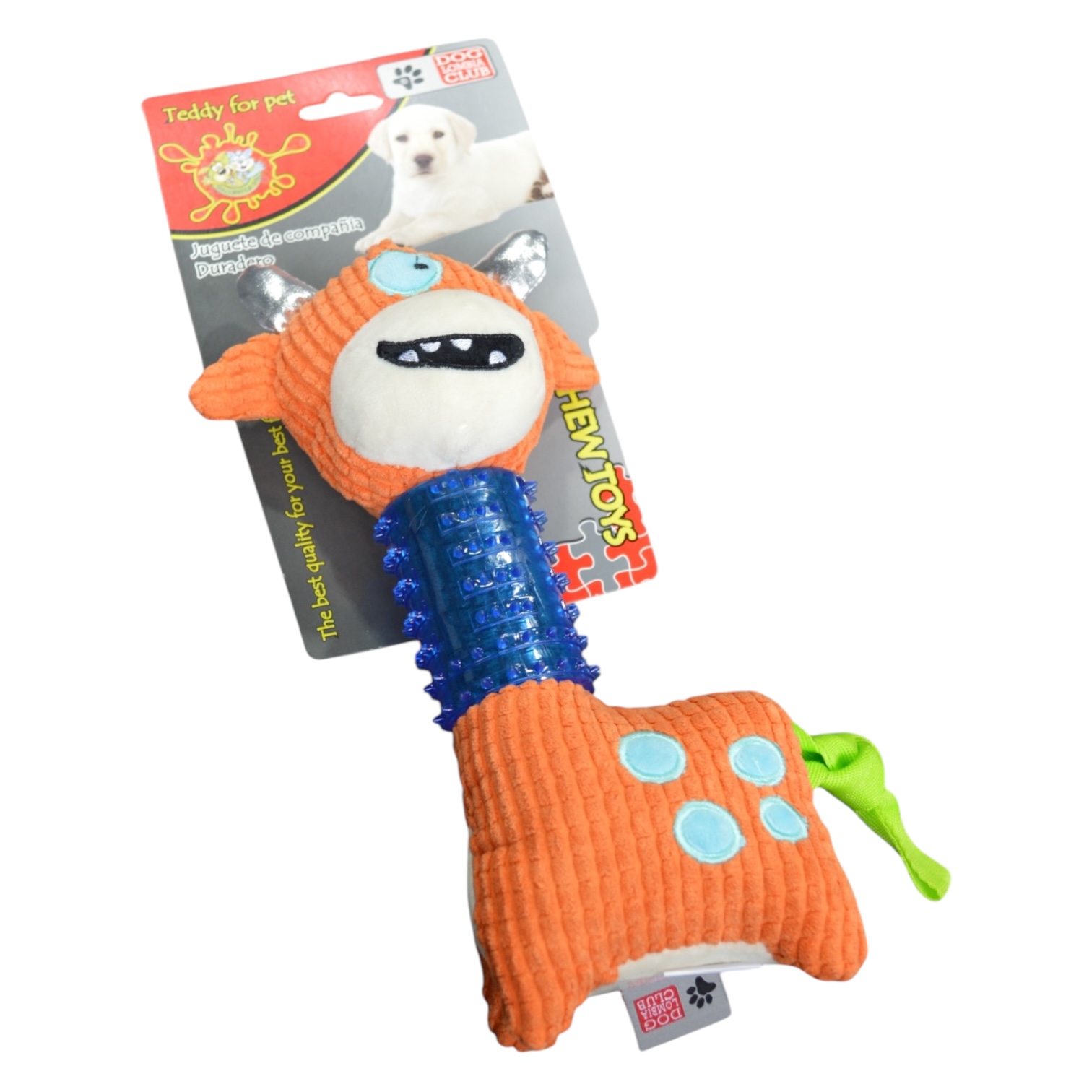 JUGUETE PELUCHE CICLOPE NARANJA