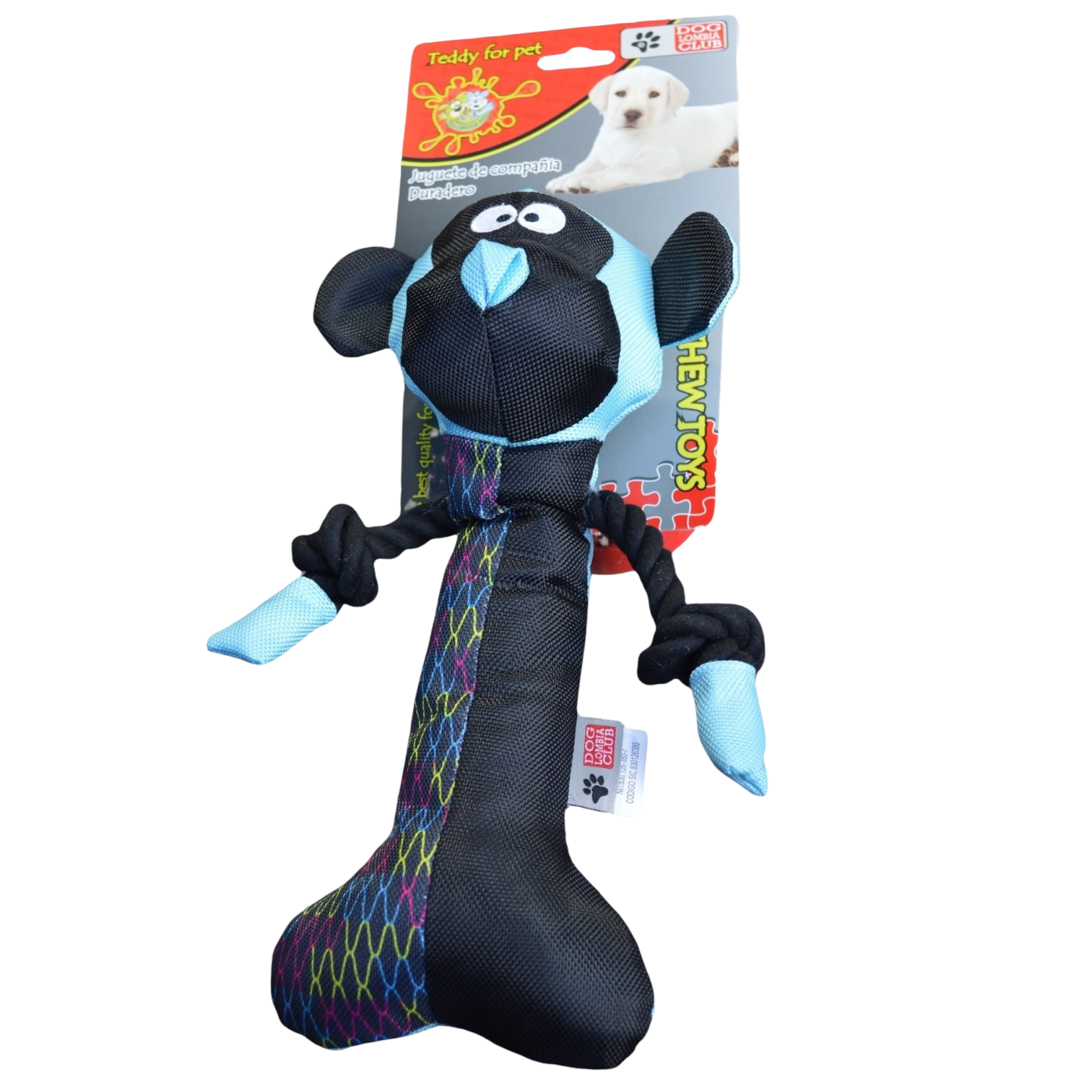 JUGUETE IMPORTADO PELUCHE MONKEY AZUL