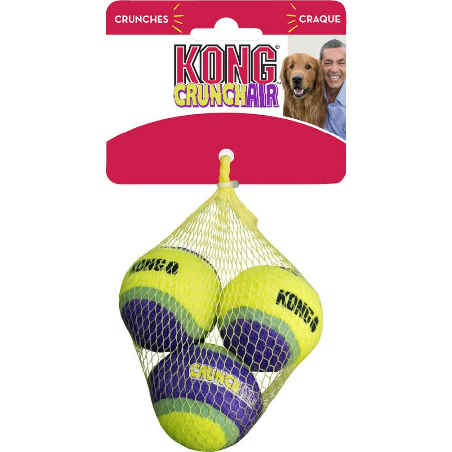 KONG PERRO CRUNCHAIR PELOTA MEDIANA X3