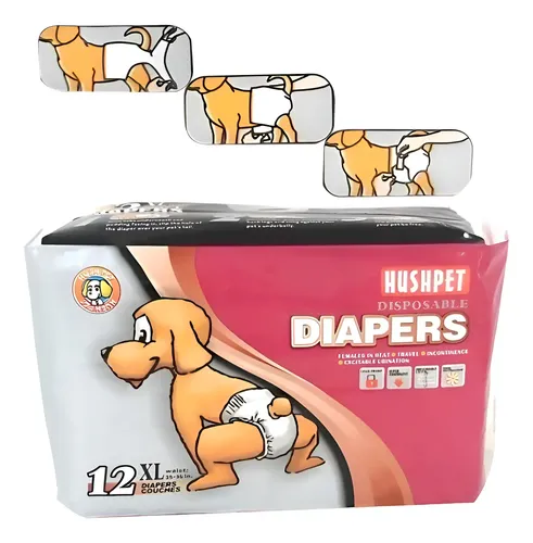 HUSHPET DIAPERS XL