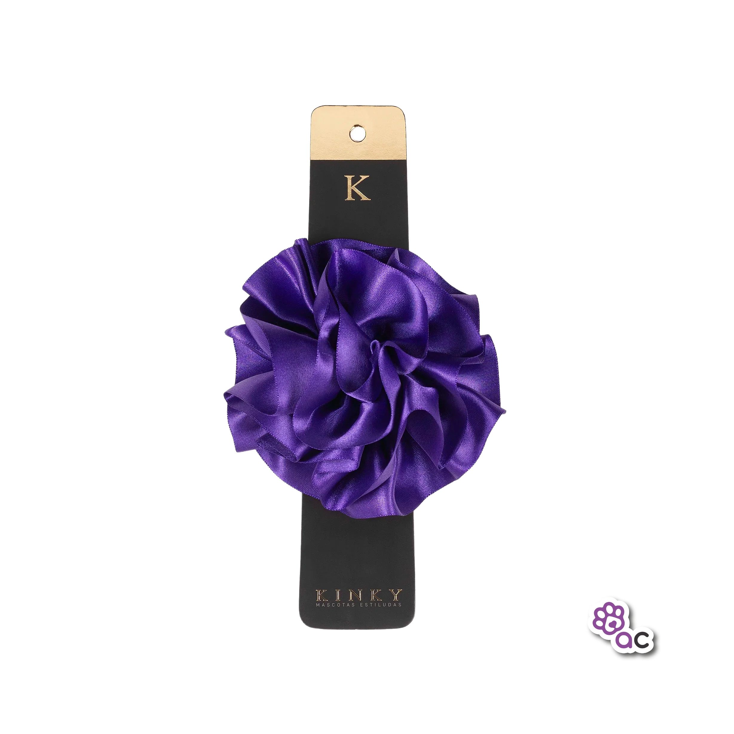 FLOR KINKY REMOVIBLE MORADA GRANDE
