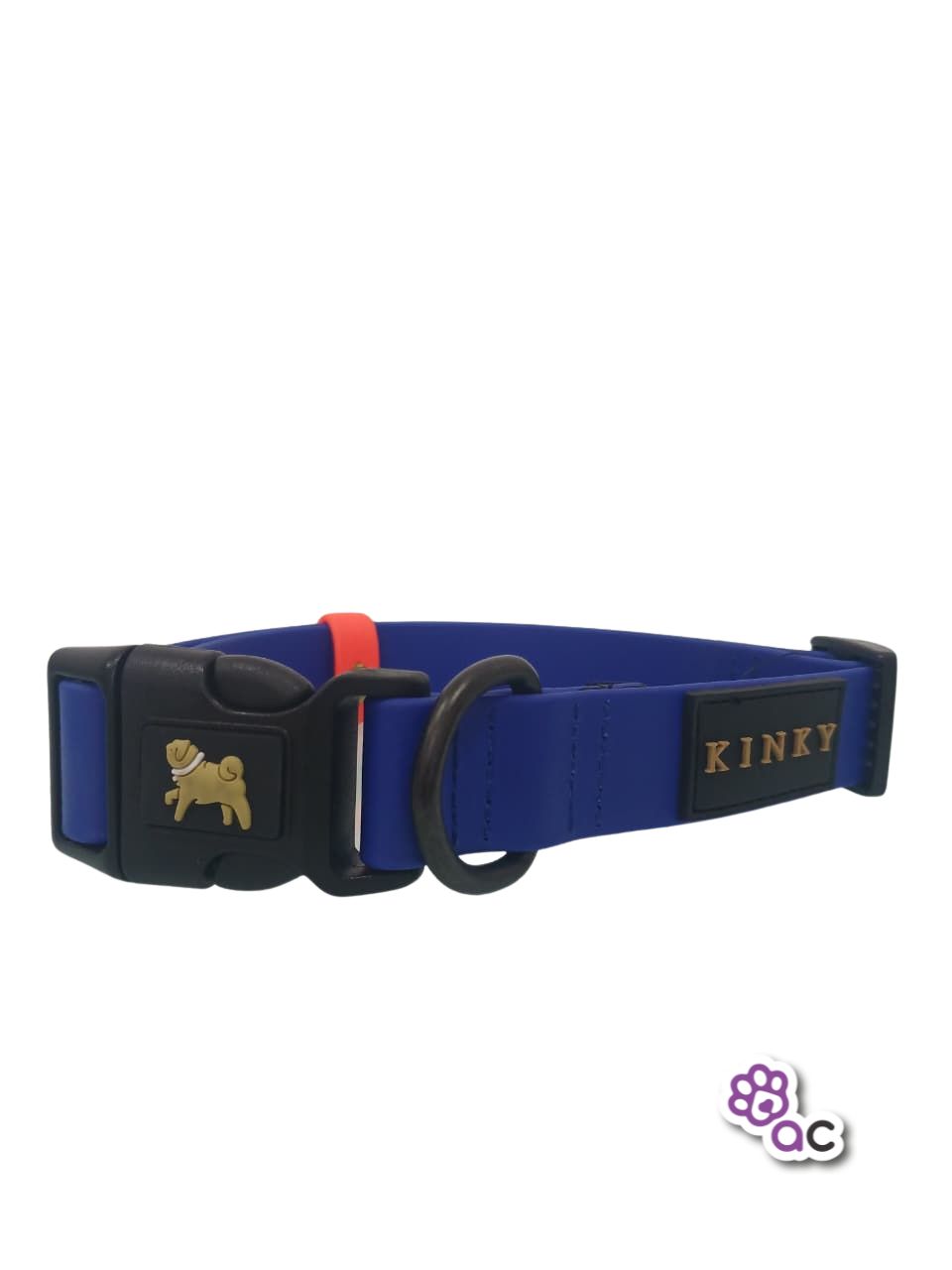 COLLAR KINKY BIOTHANE 520 AZUL REY