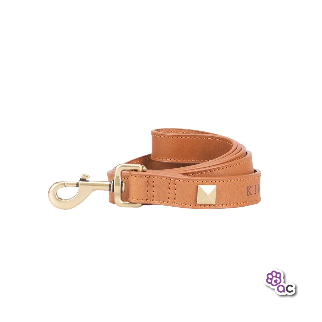 TRAÍLLA KINKY CUERO TACHES CAMEL