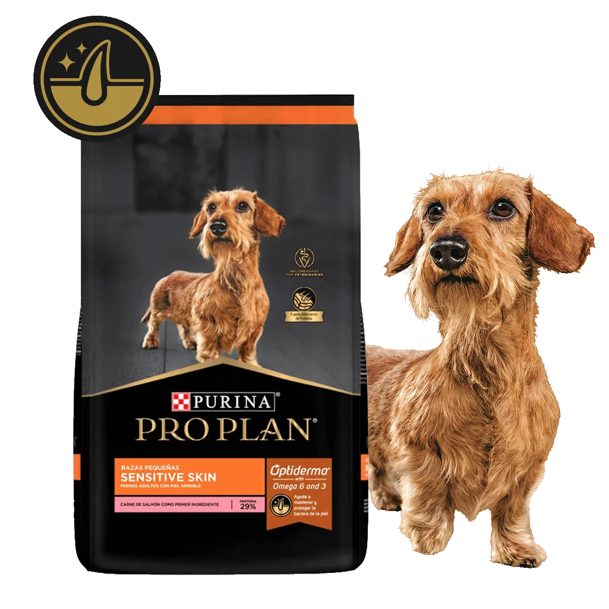 PRO PLAN SENSITIVE SKIN RAZAS PEQUEÑAS - SALMON
