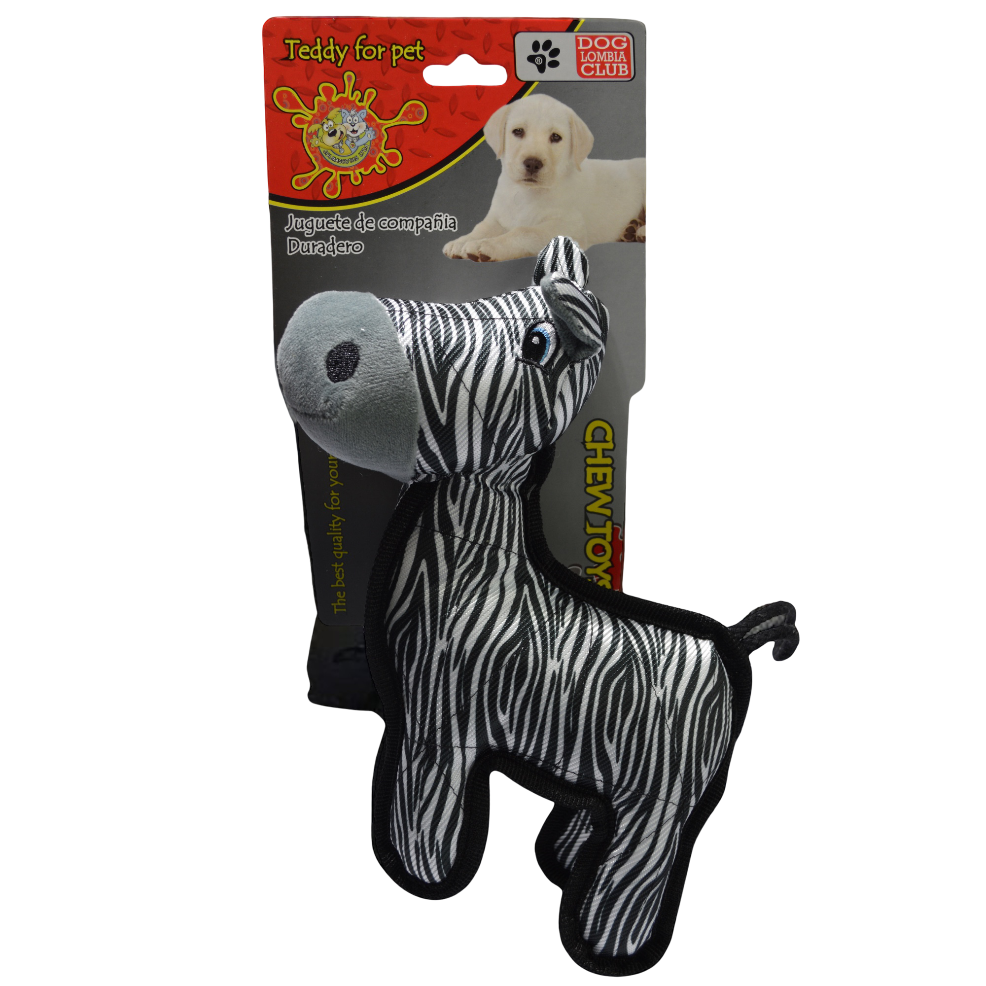 JUGUETE IMPORTADO PELUCHE CEBRA DUREX