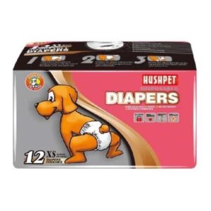 HUSHPET DIAPERS XS