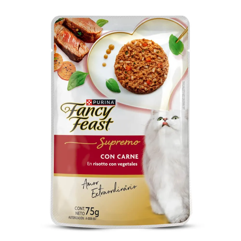 FANCY FEAST SUPREMO ADULTO CARNE