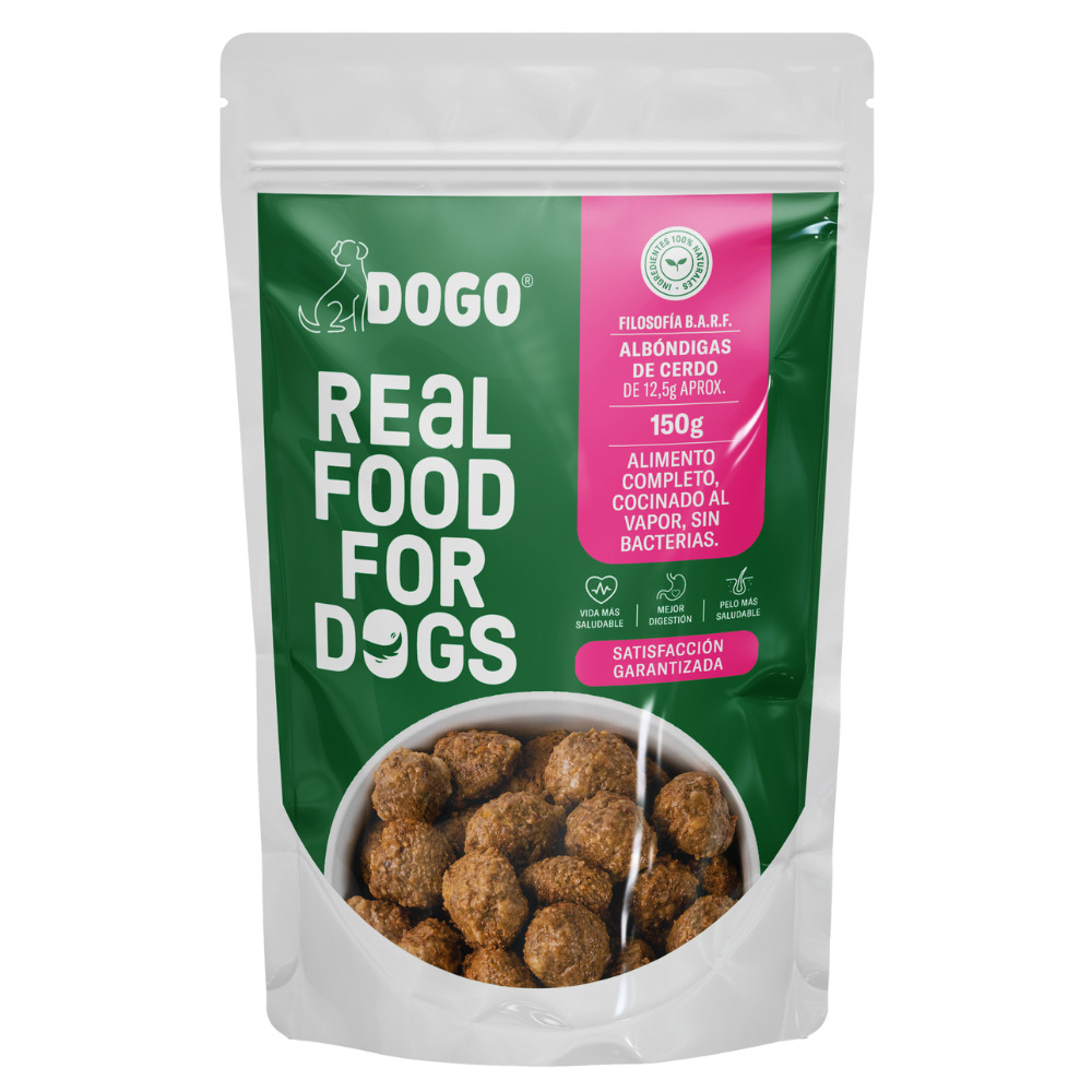 DOGO ALBONDIGAS DE CERDO CANINO