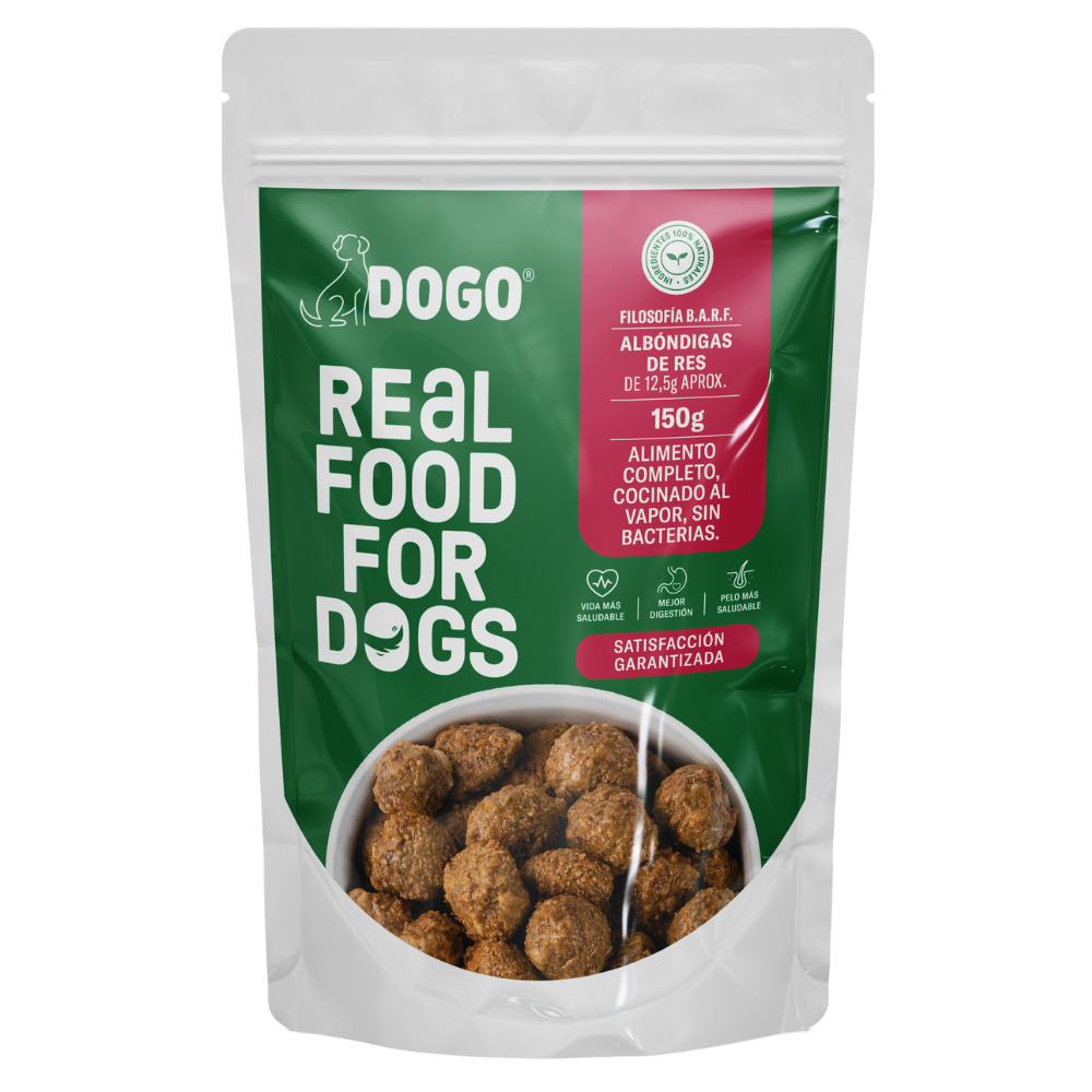 DOGO ALBONDIGAS DE RES CANINO