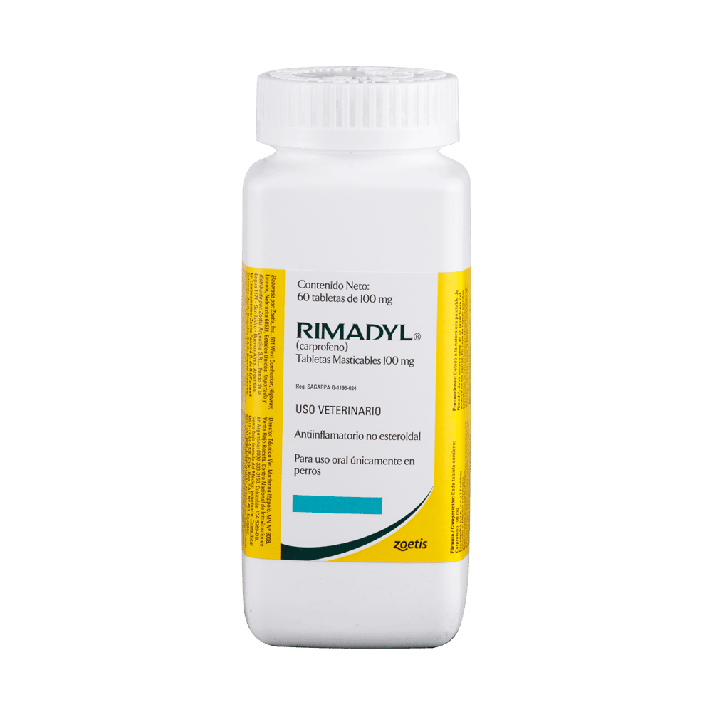 RIMADYL 25 MG X CAP O FRASCO DE 60 CAP