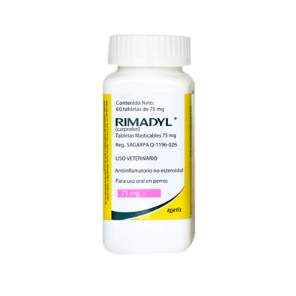 RIMADYL 75 MG X CAP O FRASCO DE 60 CAP