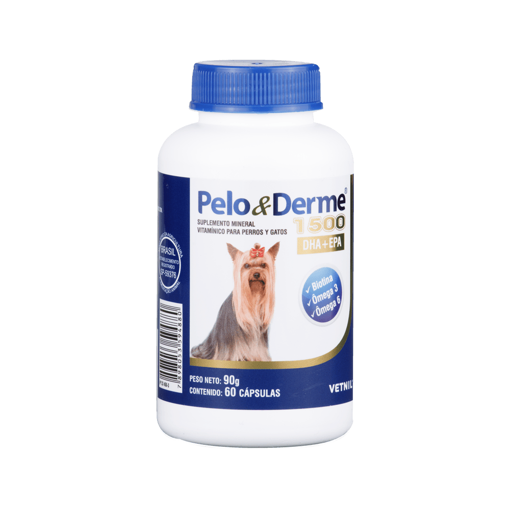PELO Y DERME 1500 DHA+EPA X CAPSULA O FRASCO